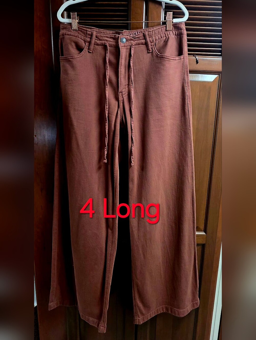 American Eagle Wide Leg Drape Jeans 4 Long/Tall